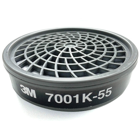 3M 7001K-55 Single Cartridge For Organic Vapor (55cc) - Click Image to Close
